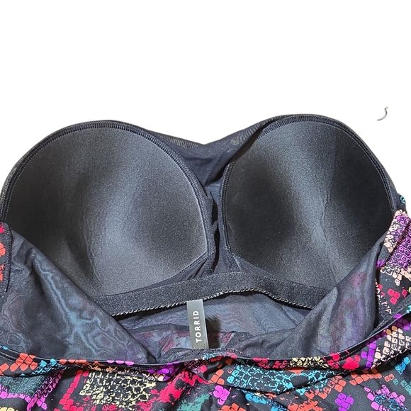 TORRID Snakeskin Shine Print One Piece Swimsuit Size 3x - Picture 6 of 8